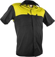 CAUTION POLY COTTON SHORT SLEEVE SHIRT-SIZE