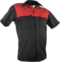 CAUTION POLY COTTON SHORT SLEEVE SHIRT-SIZE