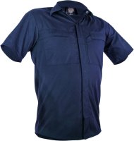 CAUTION POLY COTTON SHORT SLEEVE SHIRT-SIZE