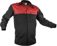 CAUTION POLY COTTON LONG SLEEVE SHIRT-SIZE