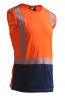 CAUTION D/N SEGMENTED TAPE MICRO FIBRE SINGLET-SIZE
