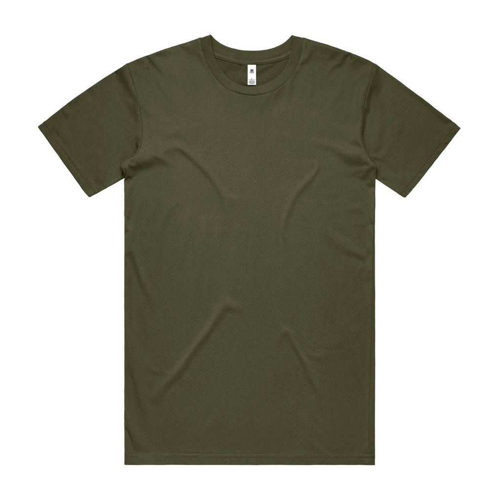 [5051-ARMY-F-XS] Basic Tee - 5051 (XS, Army)