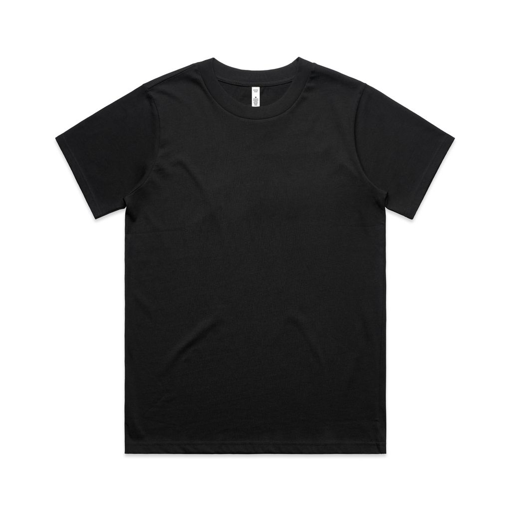 [4026-BLACK-F-XS] Wo's Classic Tee - 4026 (XS, Black)