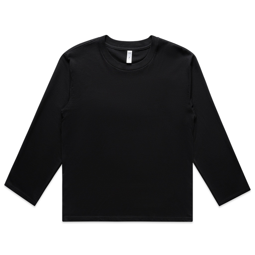 [4071-BLACK-F-XS] Wo's Martina L/S Tee - 4071 (XS, Black)