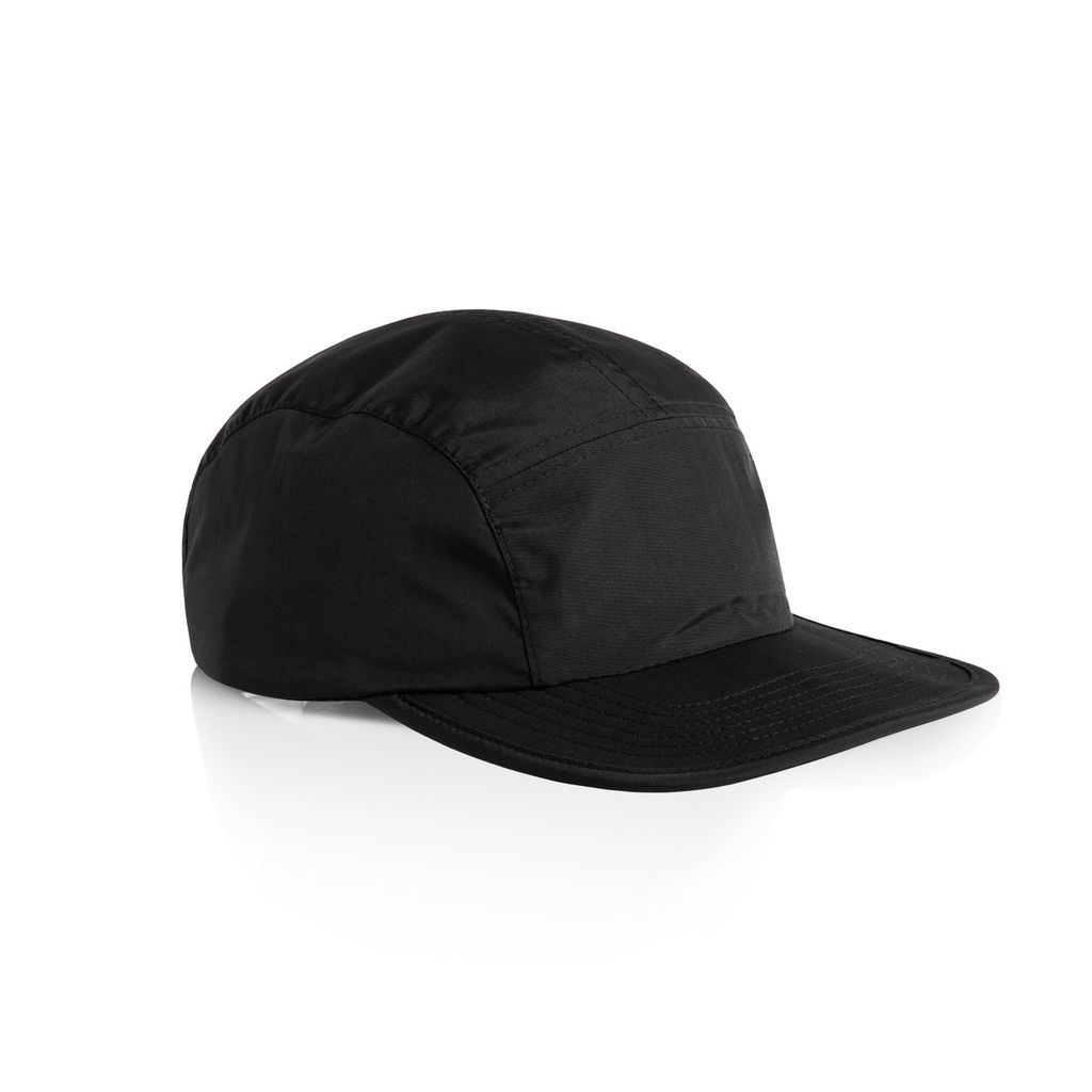 [1104-BLACK-P-OS] Finn Nylon Cap - 1104 (Black)