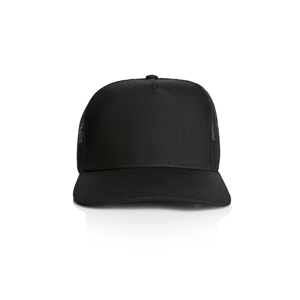[1108-BLACK-P-OS] Stock Trucker Cap - 1108 (Black)