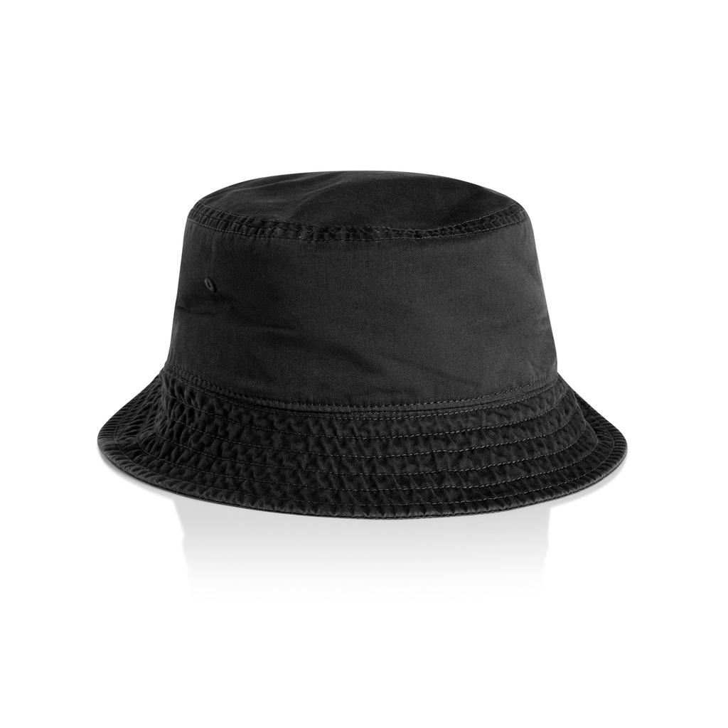 [1181-F_BLK-P-OS] Faded Bucket Hat - 1181 (Faded Black)