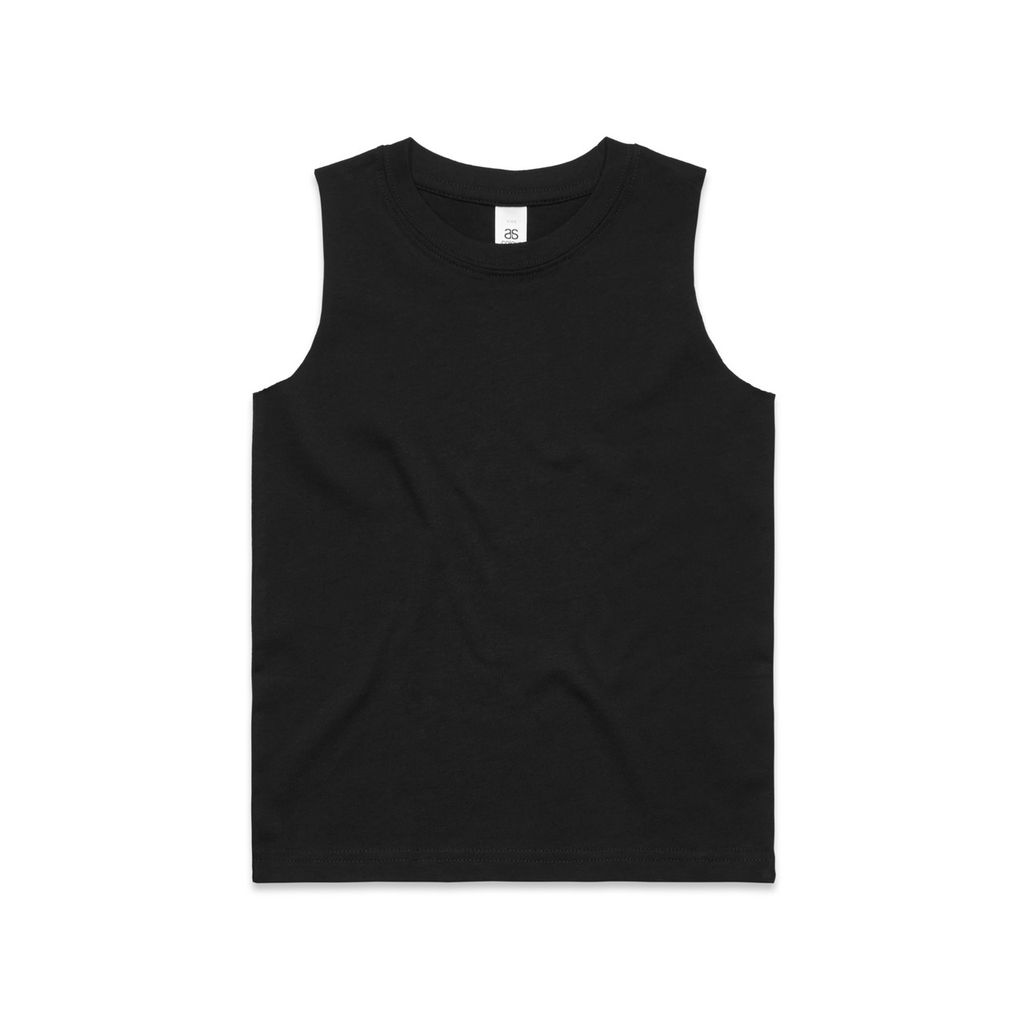 [3009-BLACK-S-2K] Kids Barnard Tank - 3009 (2, Black)