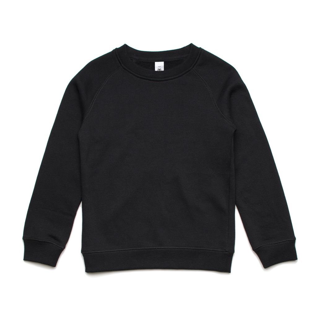 [3031-BLACK-V-8K] Youth Supply Crew - 3031 (8, Black)