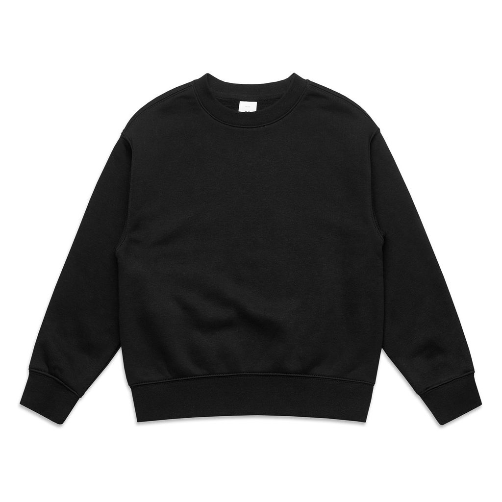 [3035-BLACK-V-8K] Youth Relax Crew - 3035 (8, Black)