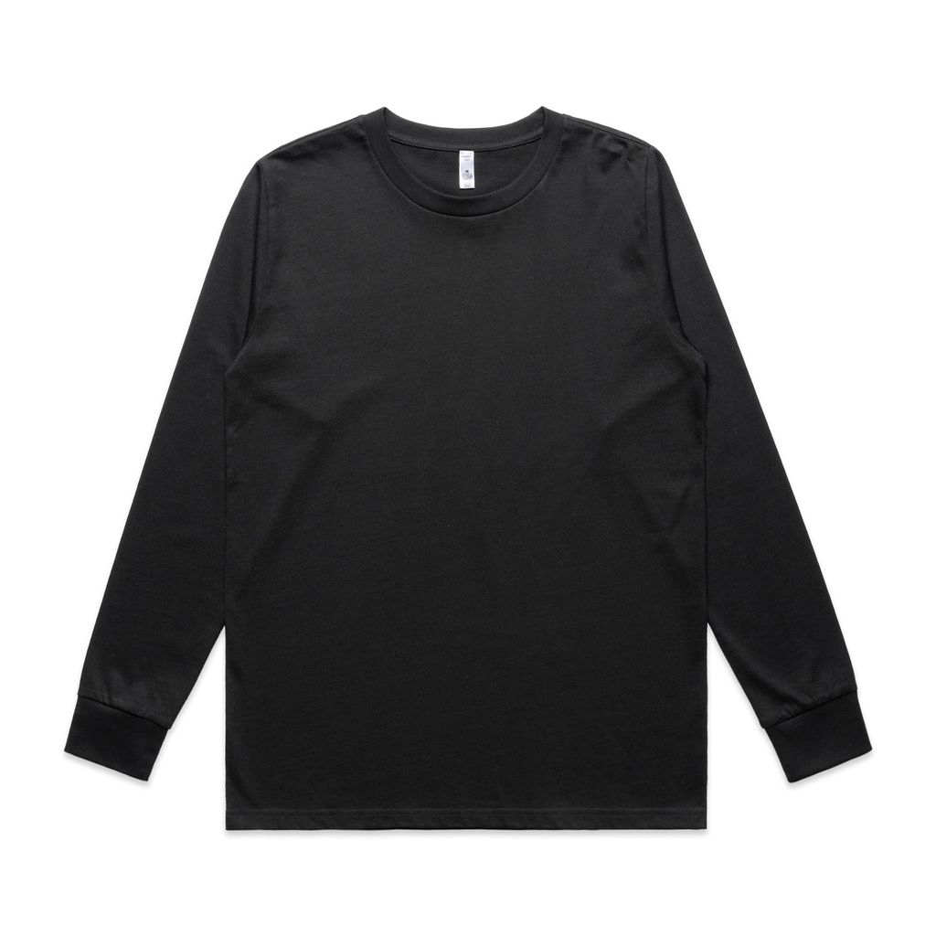 [4073-BLACK-F-XS] Wo's Classic L/S Tee - 4073 (XS, Black)