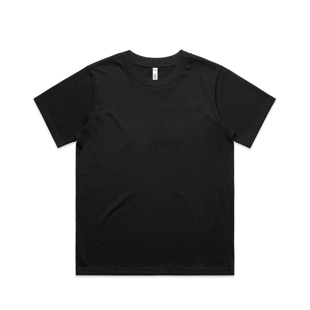 [4079-BLACK-F-XS] Wo's Classic Minus Tee [-5cm] 4079 - 4079 (XS, Black)