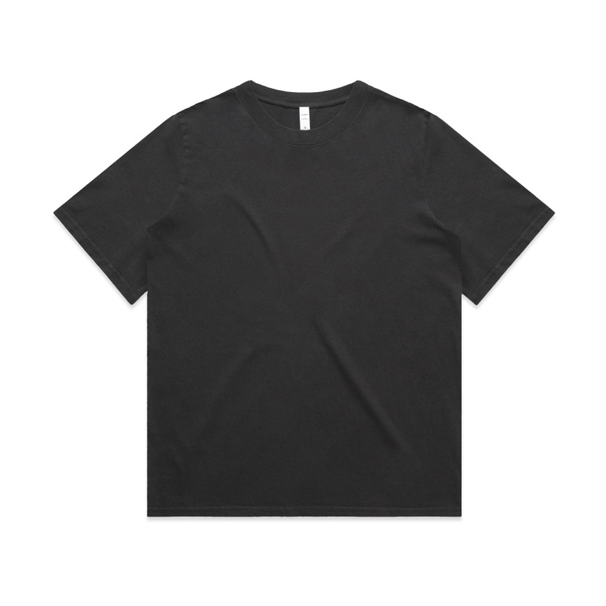 [4082-F_BLK-F-XS] Wo's Heavy Faded Tee - 4082 (XS, Faded Black)