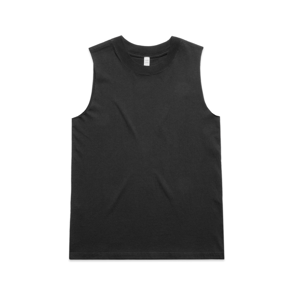 [4084-F_BLK-F-XS] Wo's Heavy Faded Tank - 4084 (XS, Faded Black)