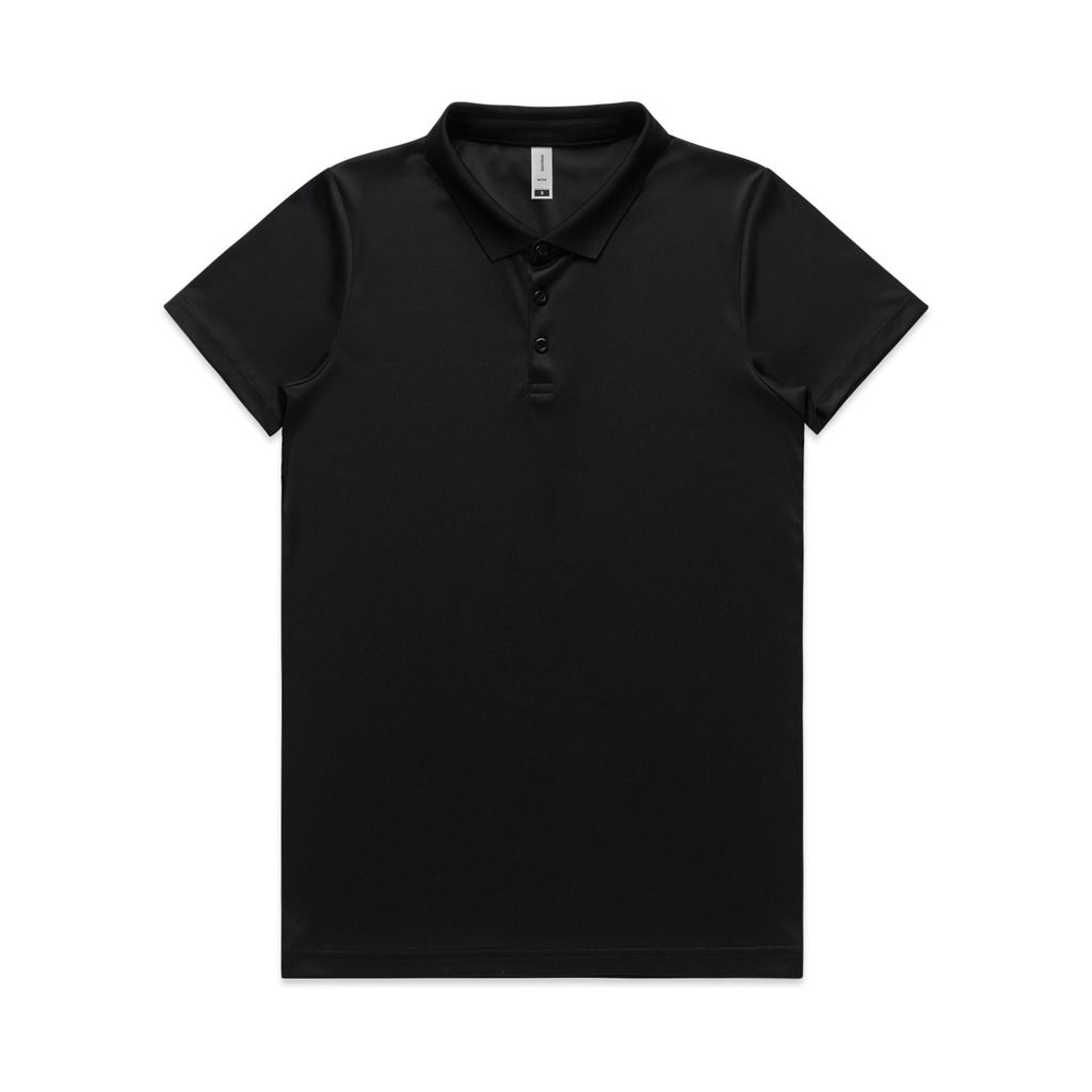 [4425-BLACK-F-XS] Wo's Active Work Polo - 4425 (XS, Black)