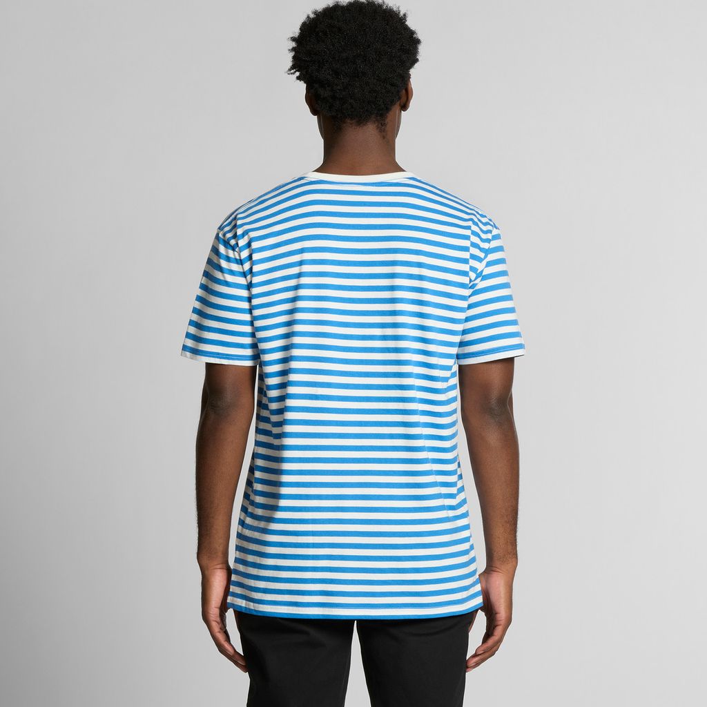 [5028-BL/WH-G-S] Staple Stripe Tee - 5028 (S, Black/White)