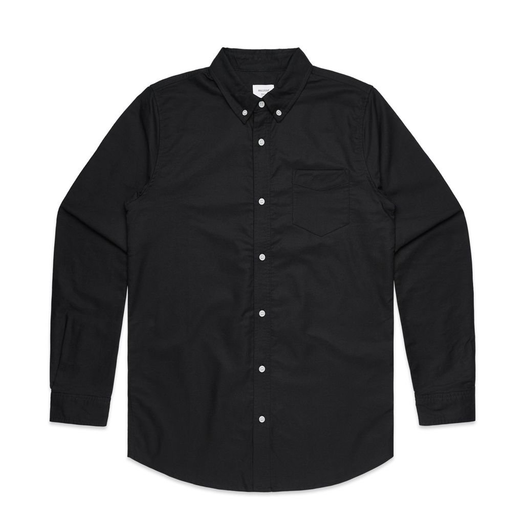 [5401-BLACK-G-S] Oxford Shirt - 5401 (S, Black)