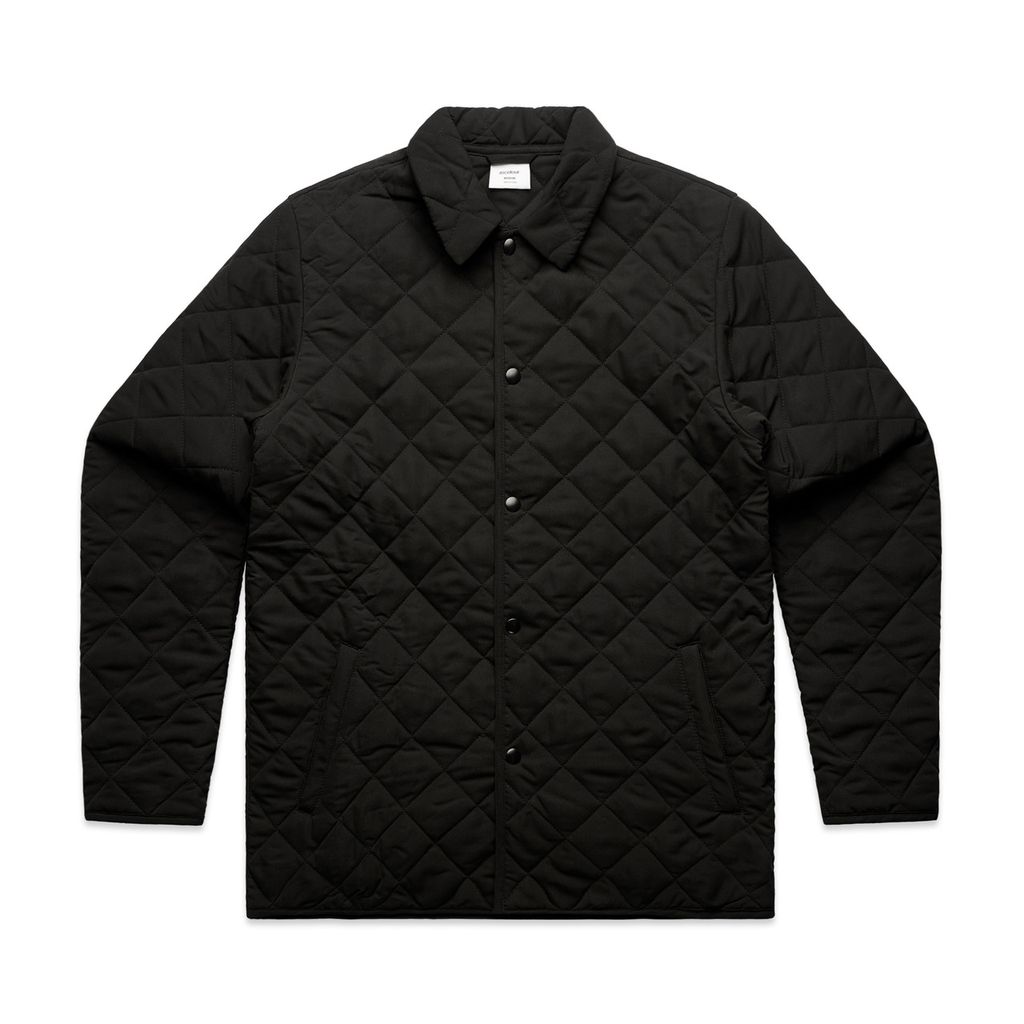 [5525-BLACK-G-S] Quilted Jacket - 5525 (S)