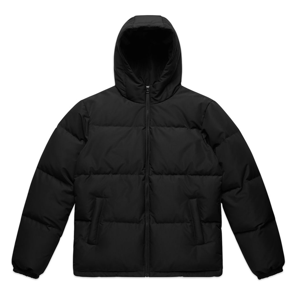 [5590-BLACK-G-S] Hooded Puffer Jacket - 5590 (S)