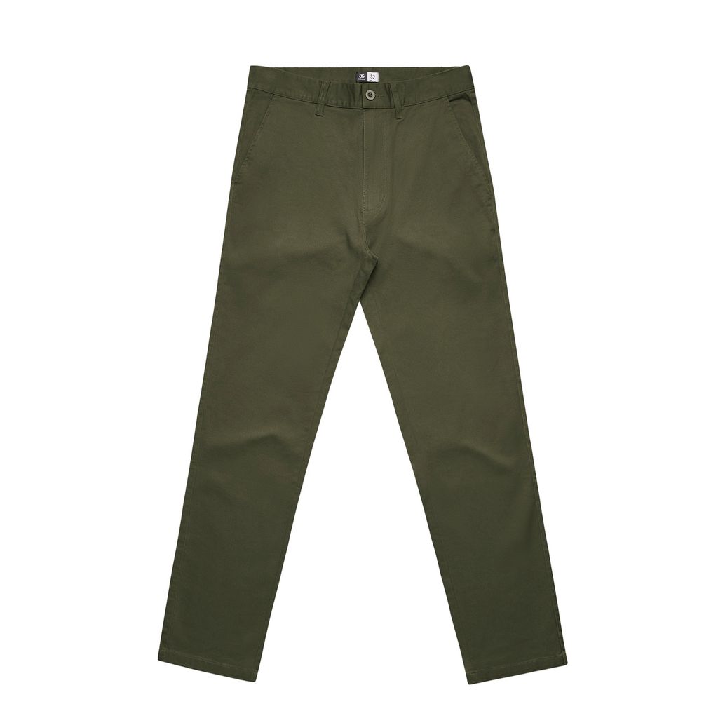 [5930-ARMY-28] Straight Pants - 5930 (28, Army)