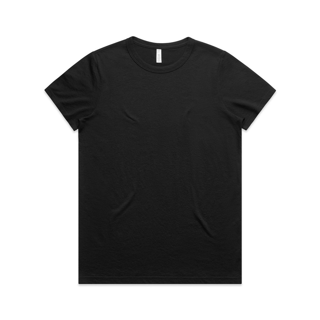 [4610-BLACK-F-XS] Wo's Maple Active Blend Tee - 4610 (XS, Black)