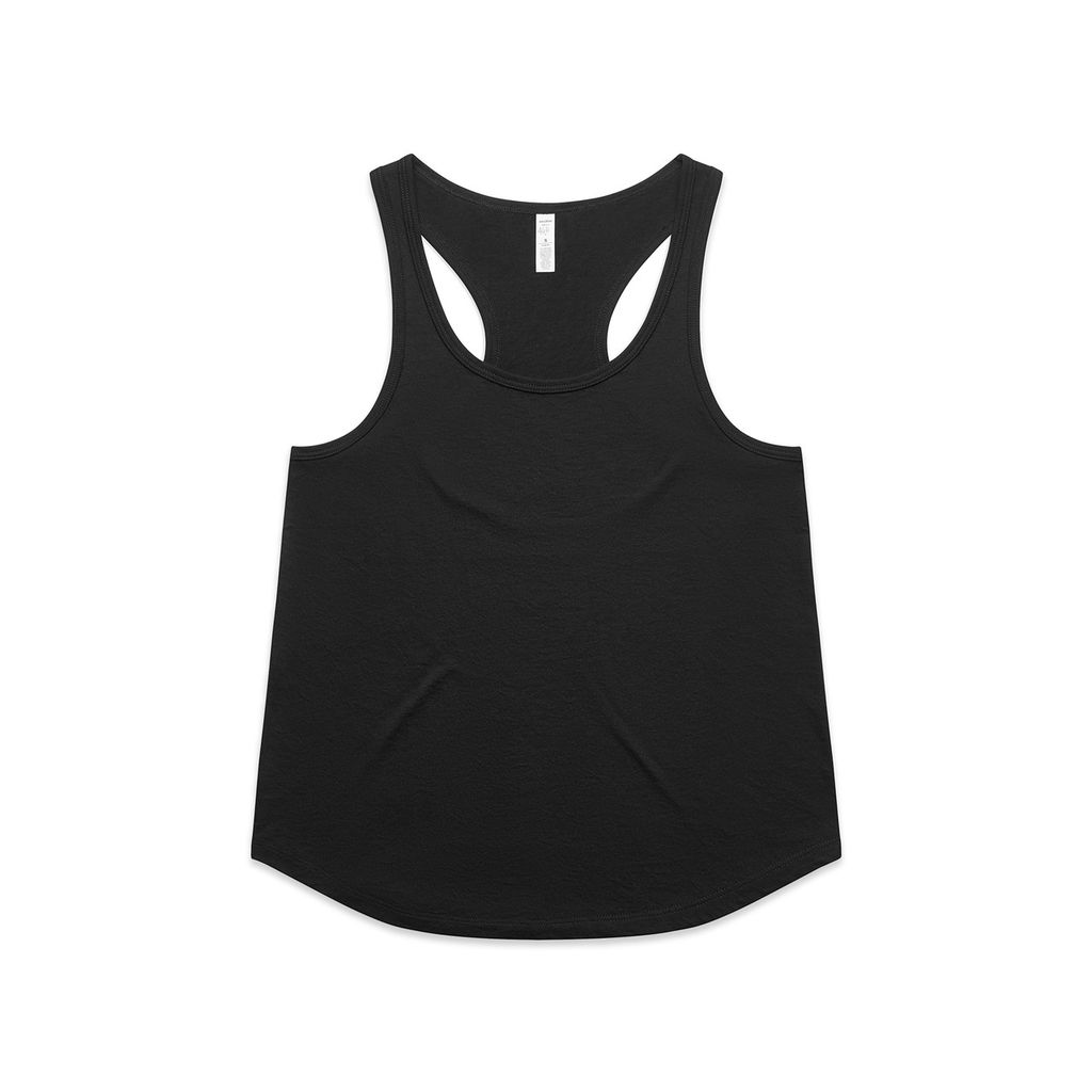 [4611-BLACK-F-XS] Wo's Maple Active Blend Racerback - 4611 (XS, Black)