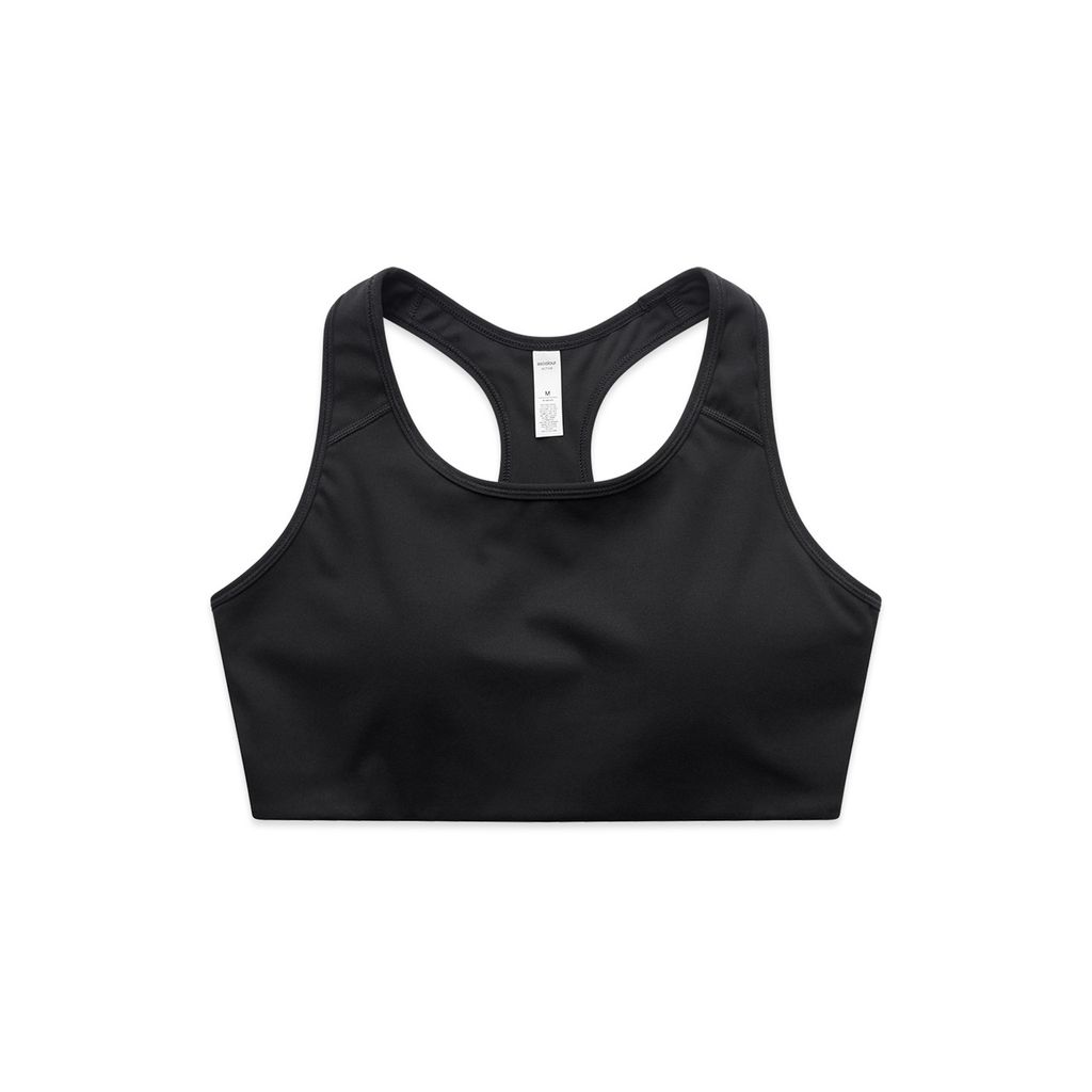 [4640-BLACK-F-XS] Wo's Active Bra Top - 4640 (XS, Black)