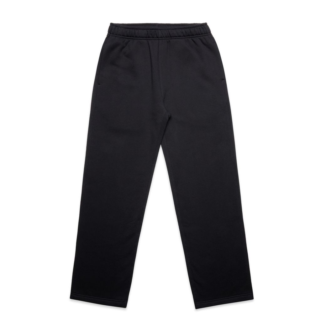 [4926-BLACK-F-XS] Wo's Relax Cuffless Track Pants - 4926 (XS, Black)