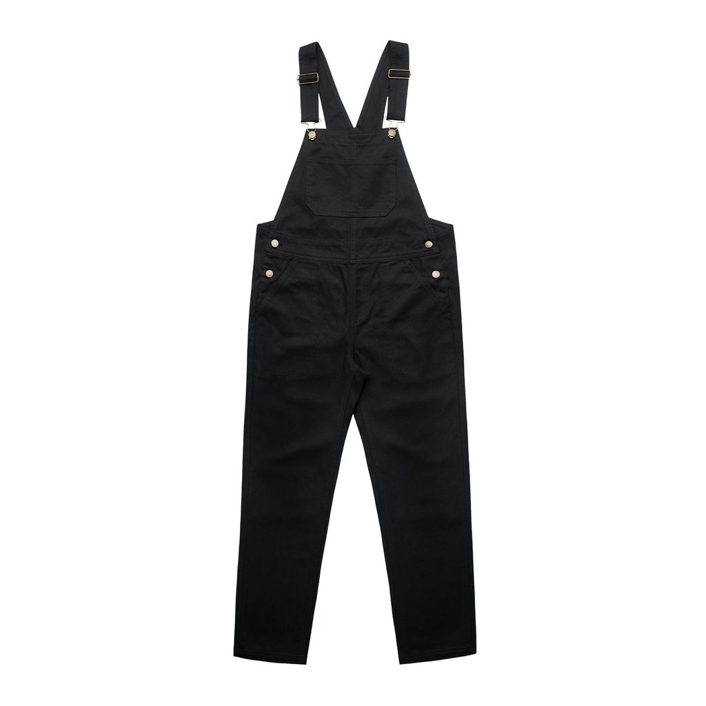 [4980-BLACK-F-XS] Wo's Canvas Overalls - 4980 (XS)